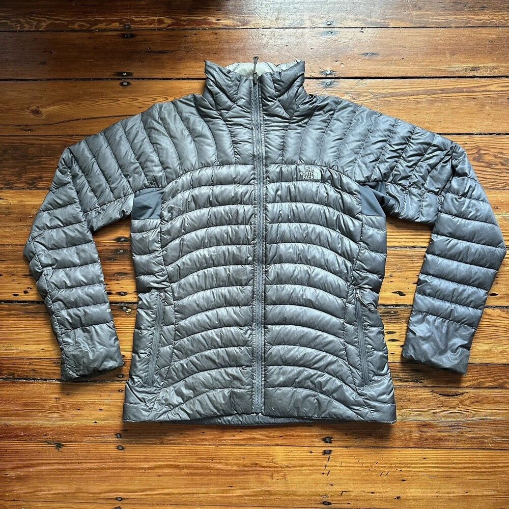 The North Face Jacket Womens Large Gray 800 Down Pertex Quilted Puffer Insulated